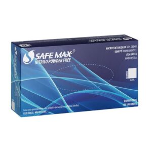 Luva Uso Geral Nitrilo Azul (Safemax)