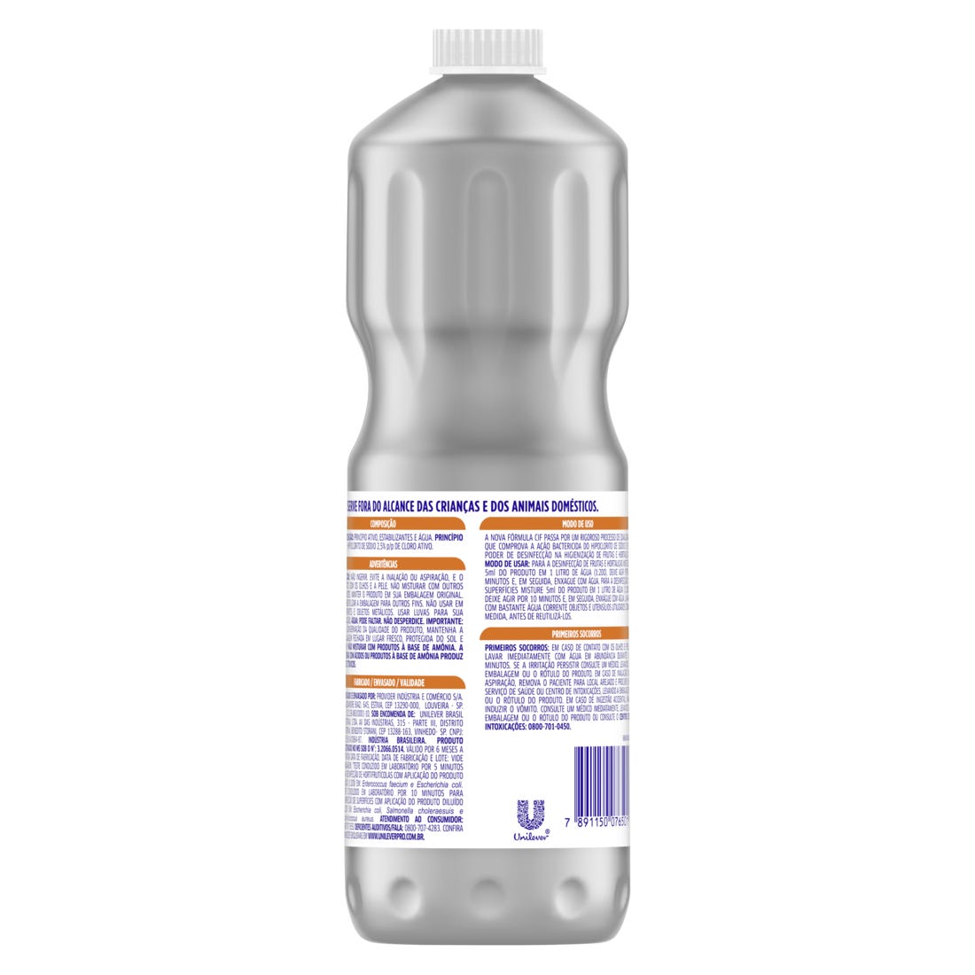 Cif Desinfetante Para Hortifrutícolas - 1L - HD Distribuidora