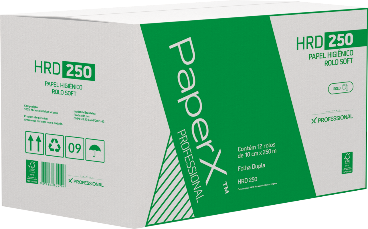 Papel Higiênico Rolo Soft Folha Dupla HRD250 - HD Distribuidora